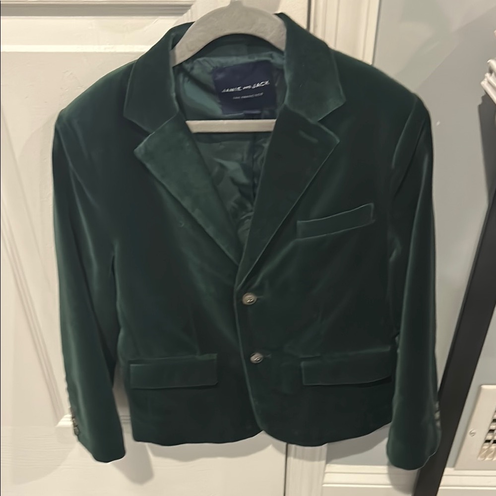 Janie and Jack kids velvet suit